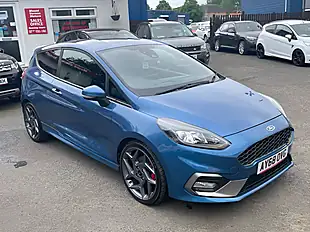 Used 2018 Ford Fiesta ST-2 Blue - Interior and Exterior details 10