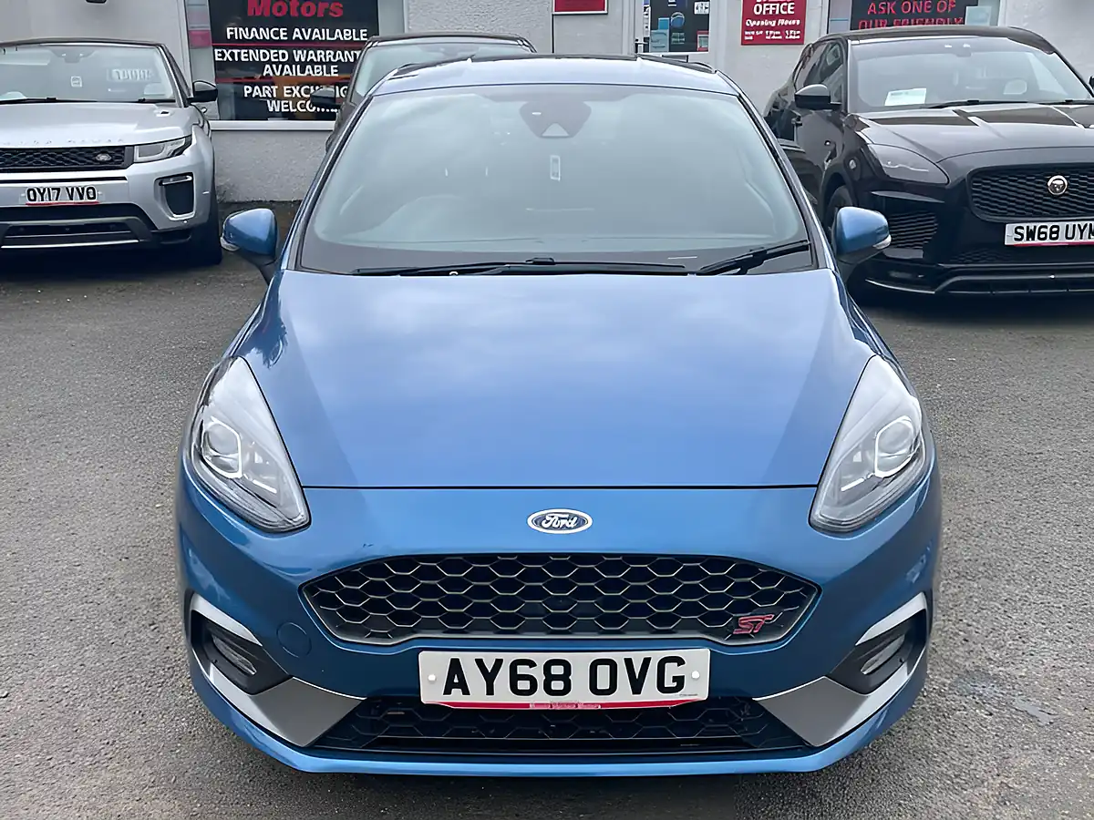 Used 2018 Ford Fiesta ST-2 Blue - Interior and Exterior details 11