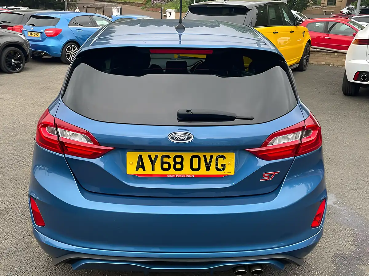 Used 2018 Ford Fiesta ST-2 Blue - Interior and Exterior details 7