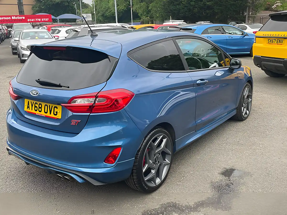 Used 2018 Ford Fiesta ST-2 Blue - Interior and Exterior details 8