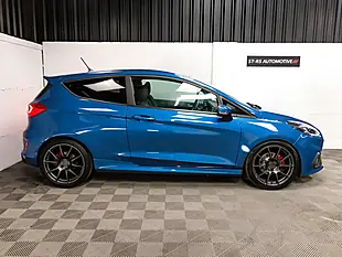 Used 2018 Ford Fiesta ST-3 Blue - Interior and Exterior details 10