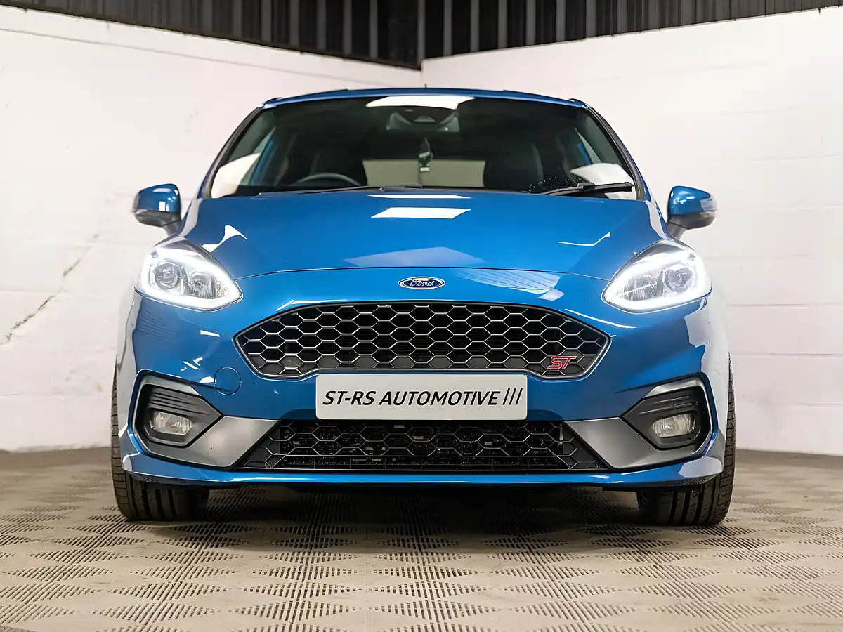 Used 2018 Ford Fiesta ST-3 Blue - Interior and Exterior details 2