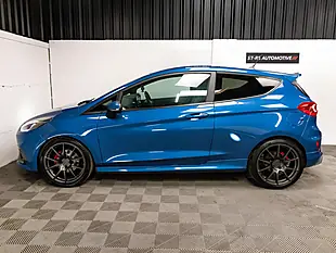 Used 2018 Ford Fiesta ST-3 Blue - Interior and Exterior details 4