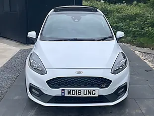 Used 2018 Ford Fiesta ST-3 White - Interior and Exterior details 12