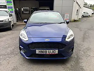 Used 2018 Ford Fiesta ST-Line Blue - Interior and Exterior details 2