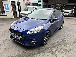 Used 2018 Ford Fiesta ST-Line Blue - Interior and Exterior details 4