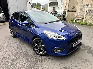 Used 2018 Ford Fiesta ST-Line Blue - Interior and Exterior details 5