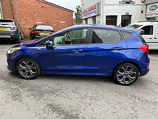 Used 2018 Ford Fiesta ST-Line Blue - Interior and Exterior details 6