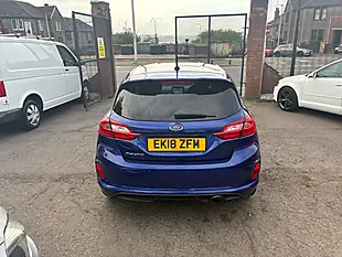 Used 2018 Ford Fiesta ST-Line Blue - Interior and Exterior details 4