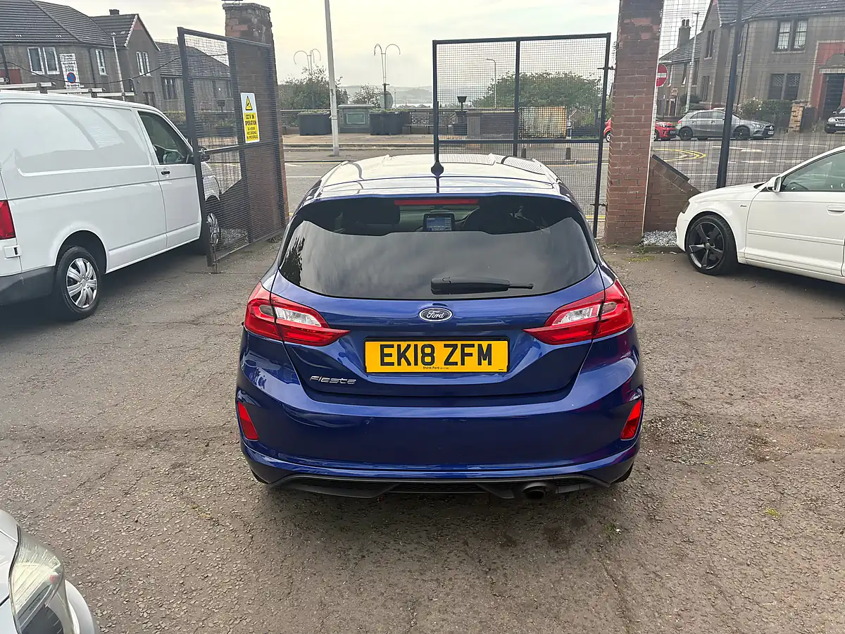 Used 2018 Ford Fiesta ST-Line Blue - Interior and Exterior details 4