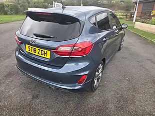 Used 2018 Ford Fiesta ST-Line Blue - Interior and Exterior details 8