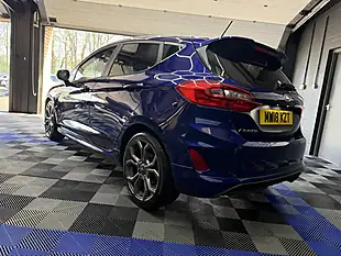 Used 2018 Ford Fiesta ST-Line Blue - Interior and Exterior details 4