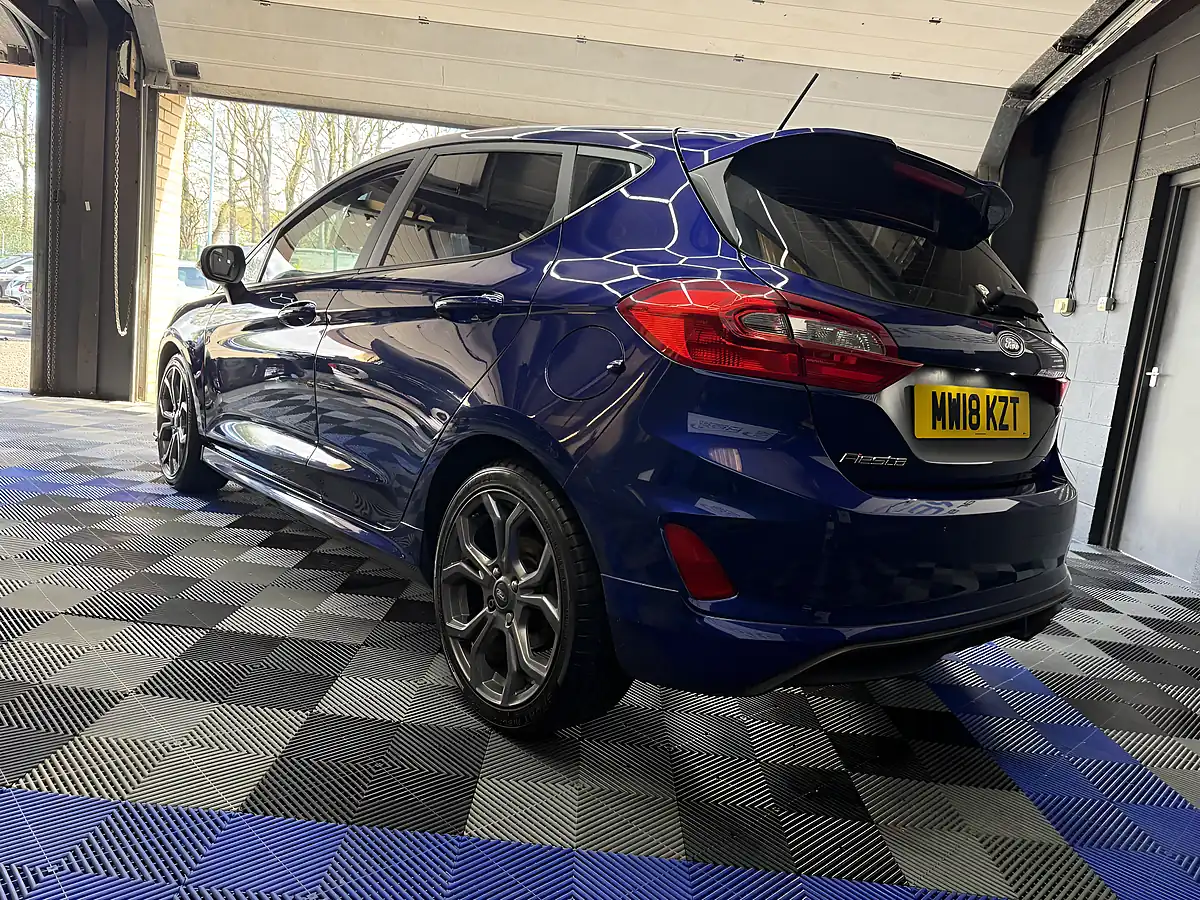 Used 2018 Ford Fiesta ST-Line Blue - Interior and Exterior details 4