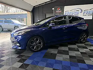 Used 2018 Ford Fiesta ST-Line Blue - Interior and Exterior details 7
