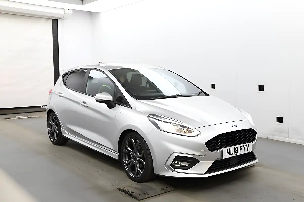 Used 2018 Ford Fiesta ST-Line Silver - Front View