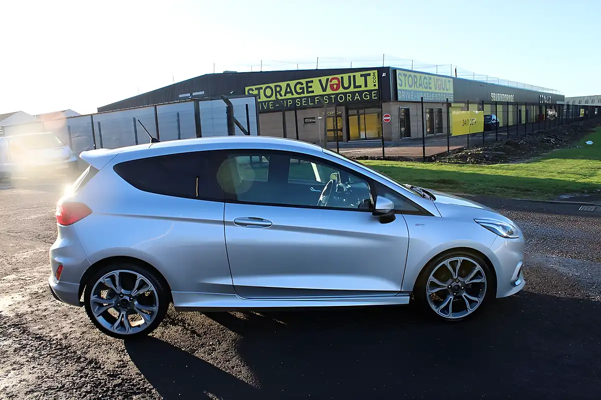 Used 2018 Ford Fiesta ST-Line Silver - Front View