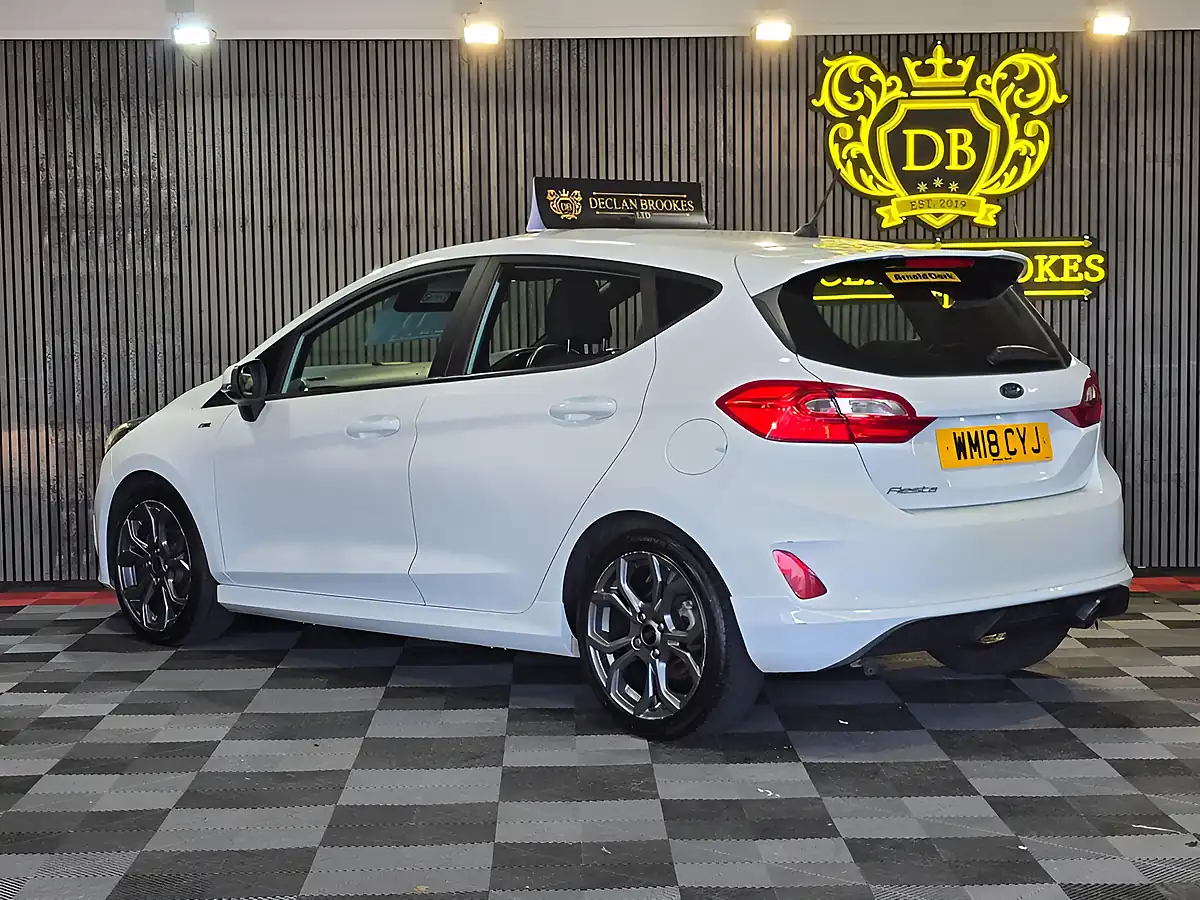 Used 2018 Ford Fiesta ST-Line White - Interior and Exterior details 5
