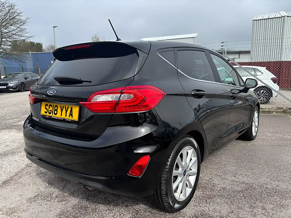 Used 2018 Ford Fiesta Titanium Black - Interior and Exterior details 9