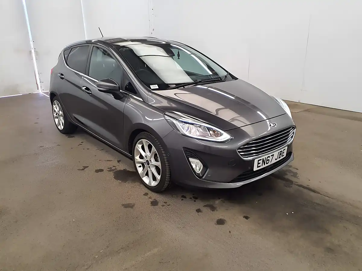 Used 2018 Ford Fiesta Titanium Edition Grey - Front View