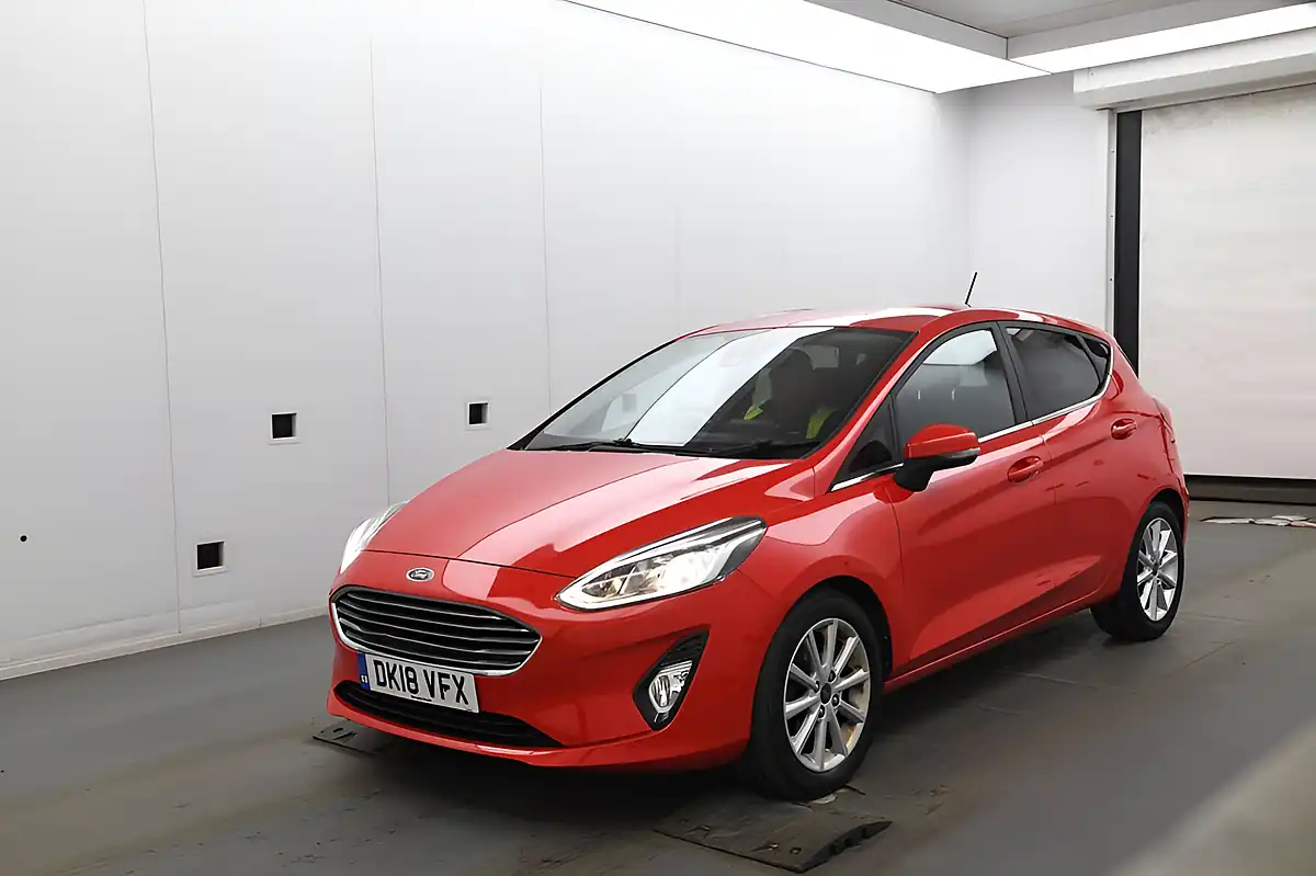 Used 2018 Ford Fiesta Titanium Red - Interior and Exterior details 2