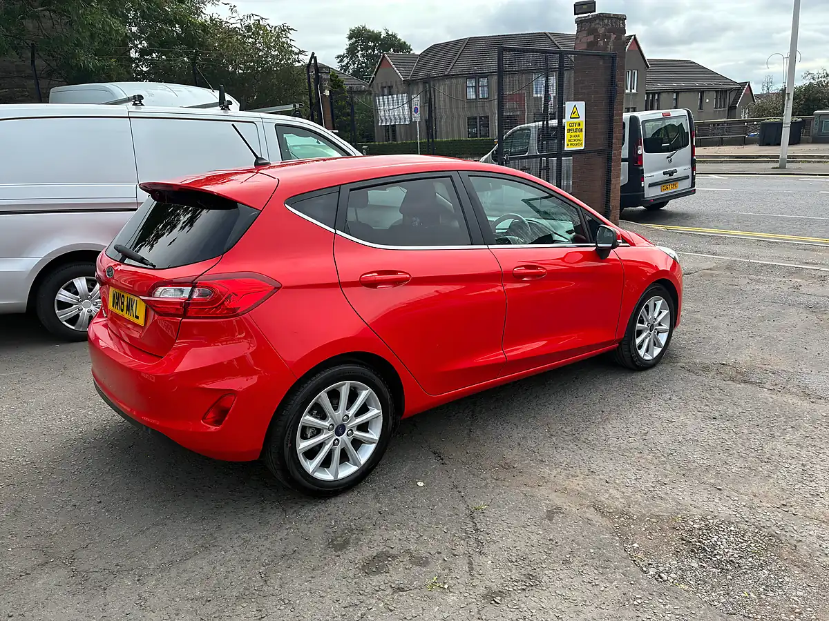 Used 2018 Ford Fiesta Titanium Red - Interior and Exterior details 4