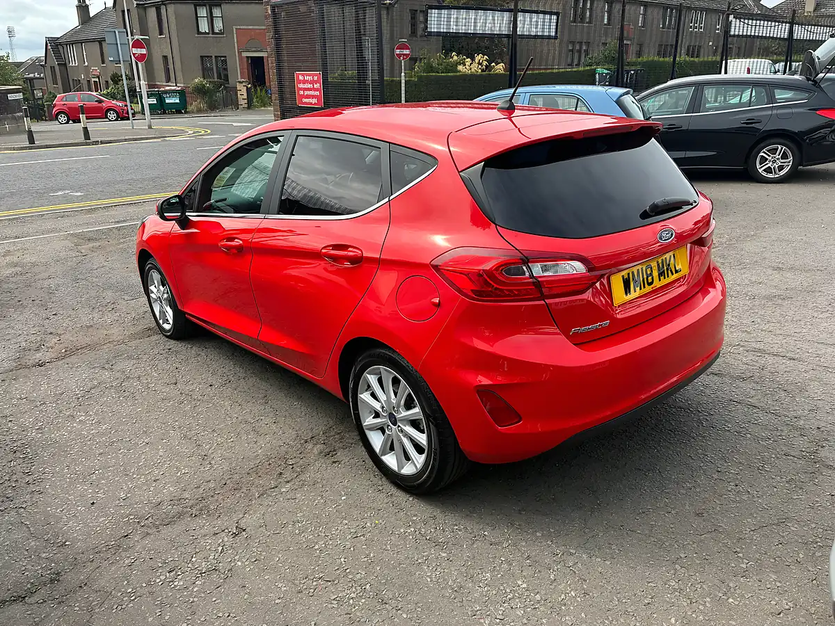 Used 2018 Ford Fiesta Titanium Red - Interior and Exterior details 6