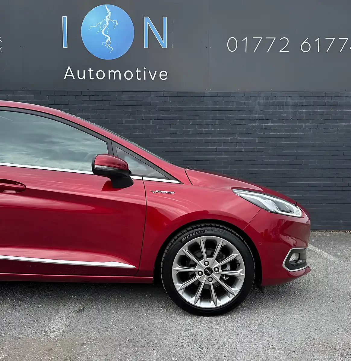 Used 2018 Ford Fiesta Vignale Ruby Red Met - Dtse - Interior and Exterior details 11