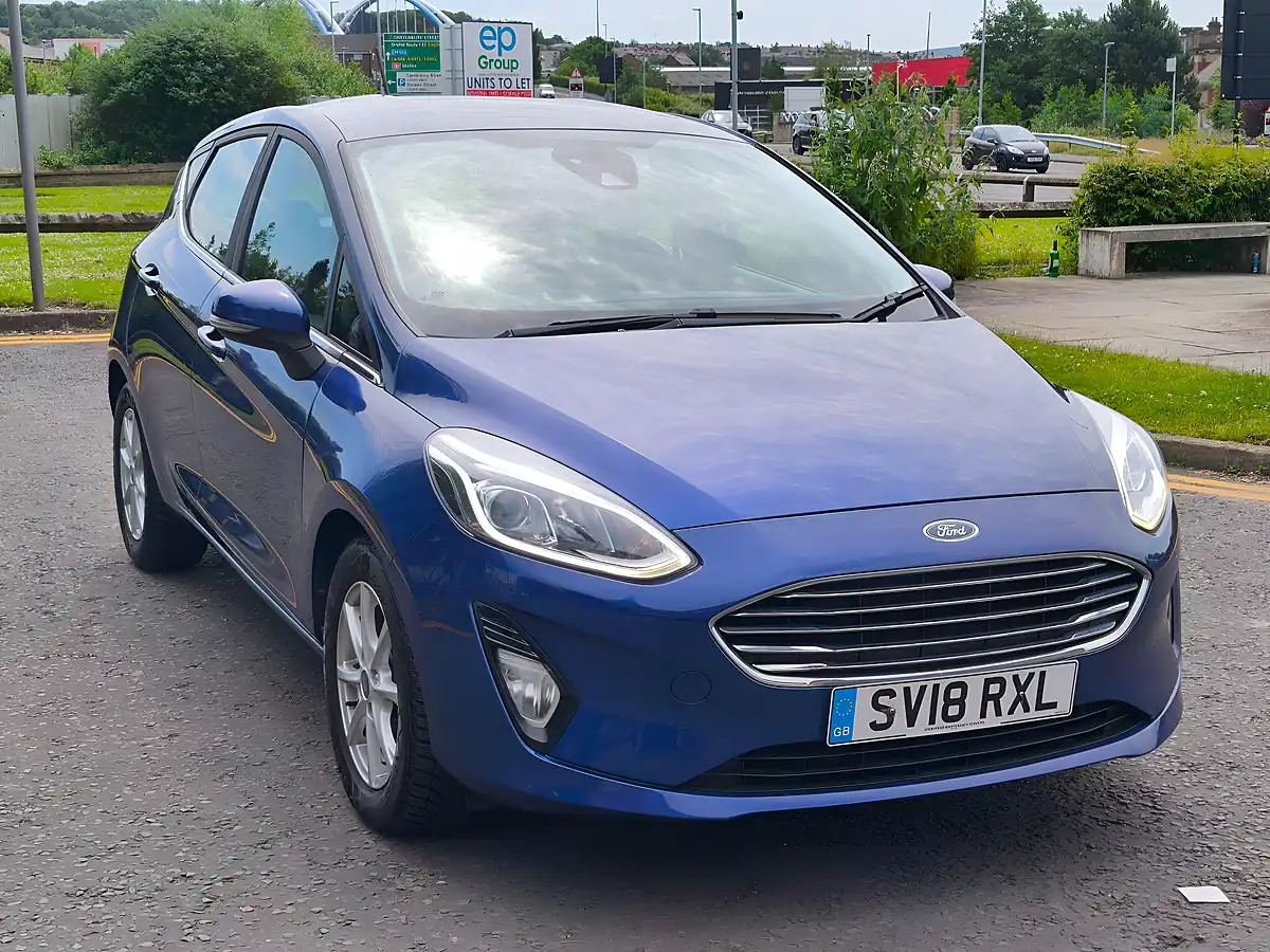 Used 2018 Ford Fiesta Zetec Blue - Interior and Exterior details 5