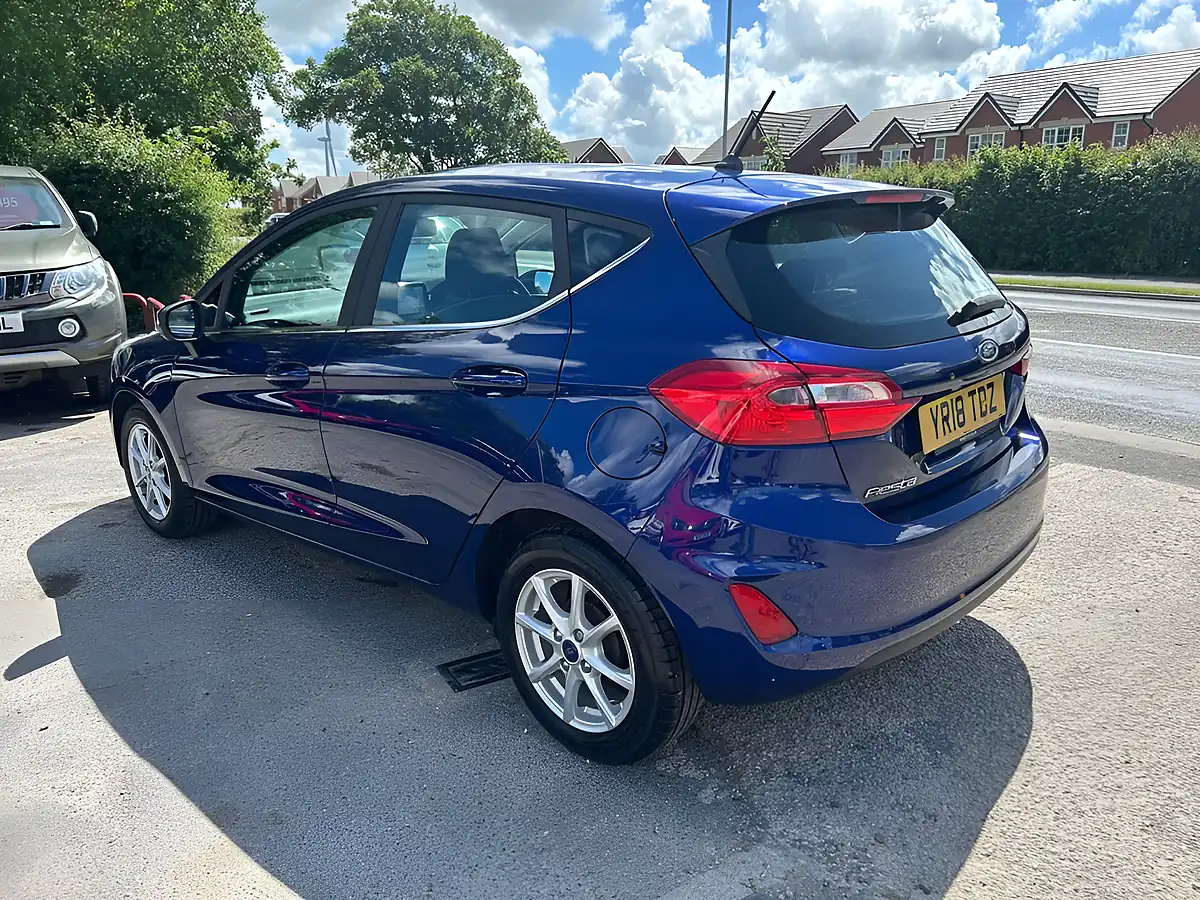 Used 2018 Ford Fiesta Zetec Blue - Interior and Exterior details 2