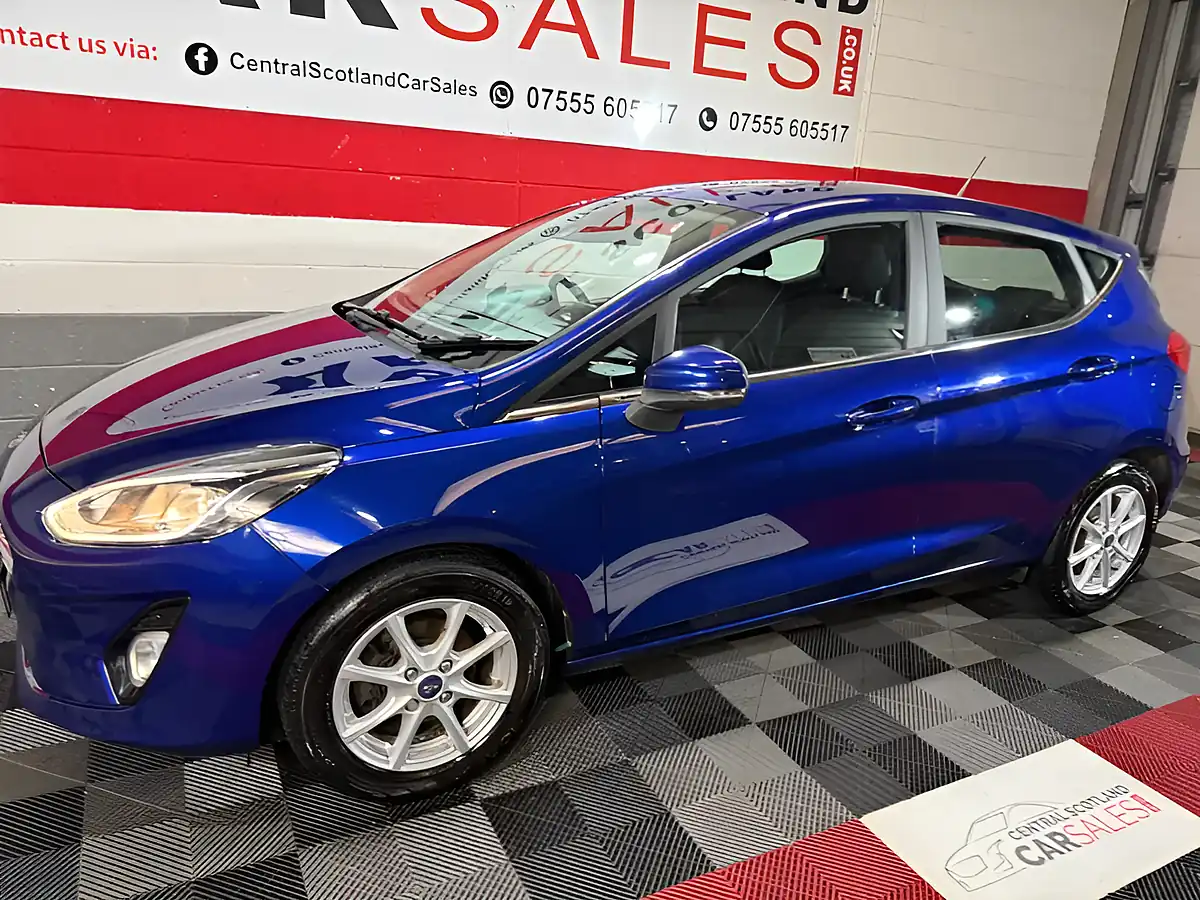 Used 2018 Ford Fiesta Zetec Blue - Interior and Exterior details 2