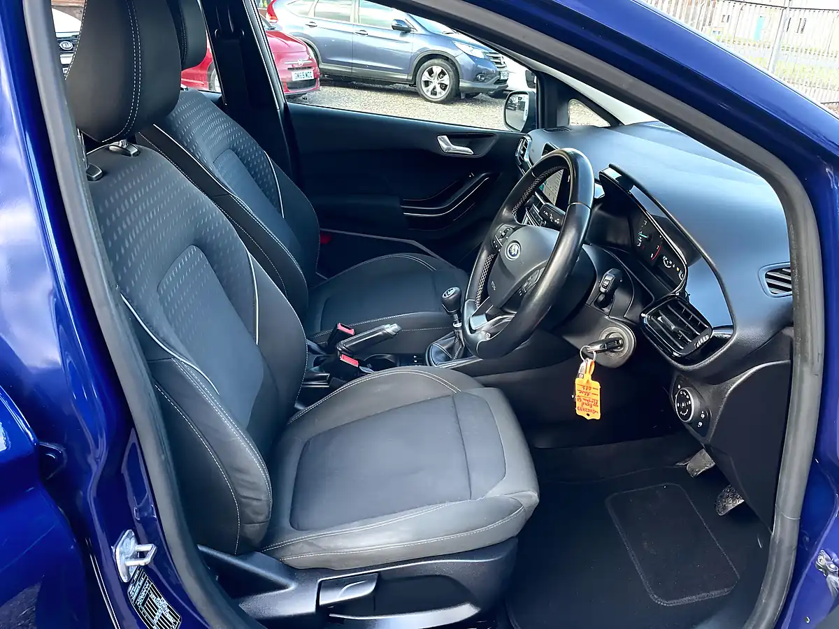 Used 2018 Ford Fiesta Zetec Blue - Interior and Exterior details 12