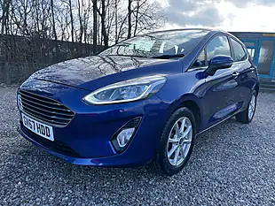 Used 2018 Ford Fiesta Zetec Blue - Interior and Exterior details 2
