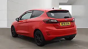 Used 2018 Ford Fiesta Zetec Red - Interior and Exterior details 3