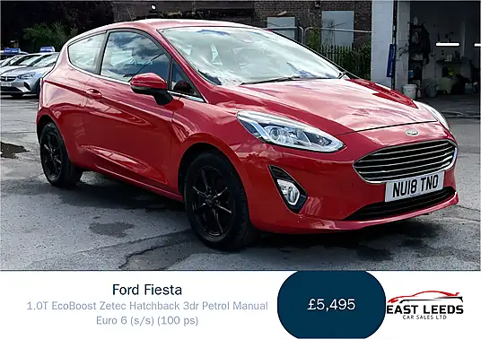 2018 Ford Fiesta 1.0T EcoBoost Zetec