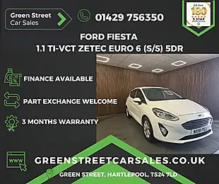 Used 2018 Ford Fiesta Zetec White - Interior and Exterior details 2