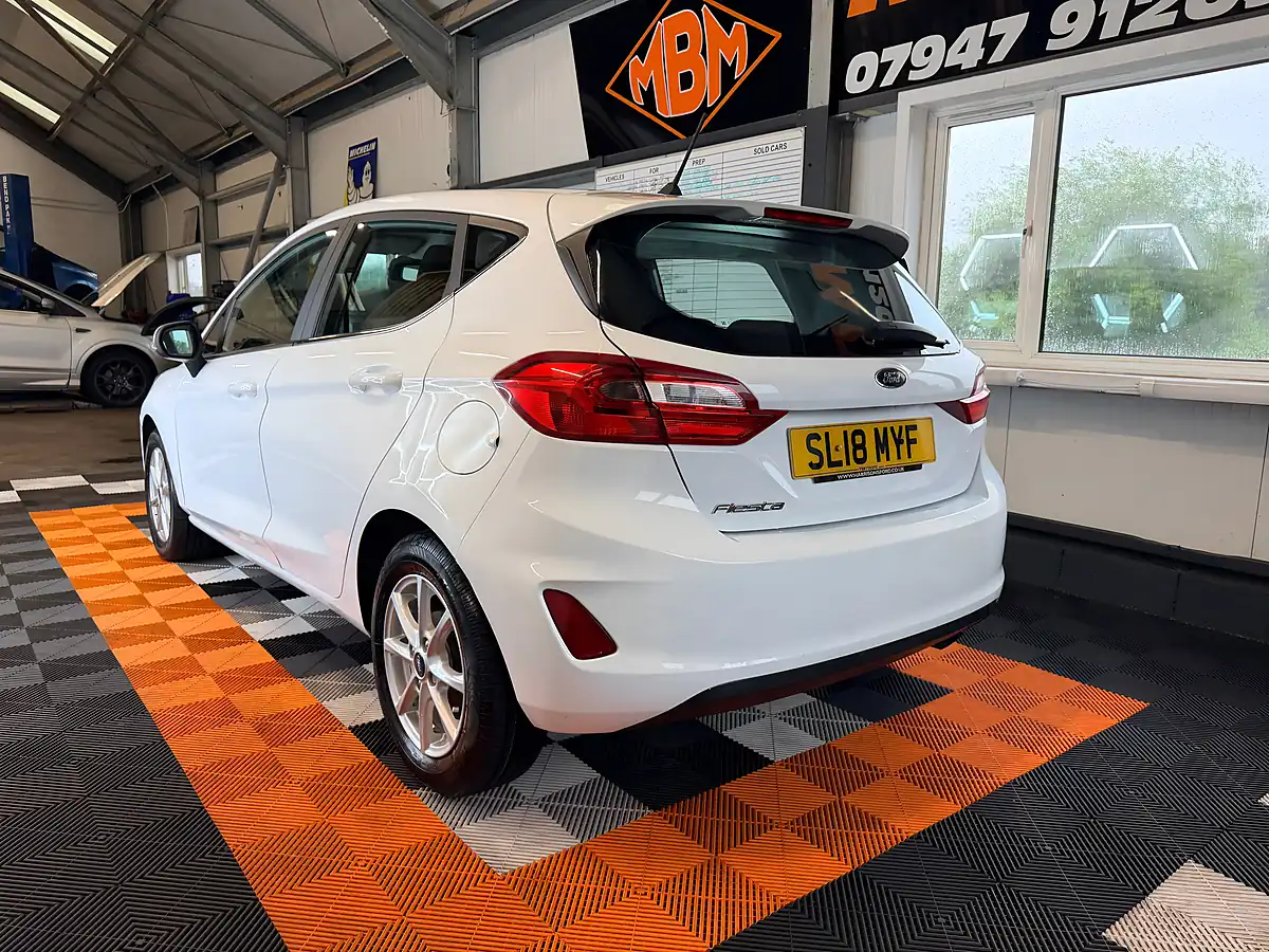 Used 2018 Ford Fiesta Zetec White - Interior and Exterior details 4