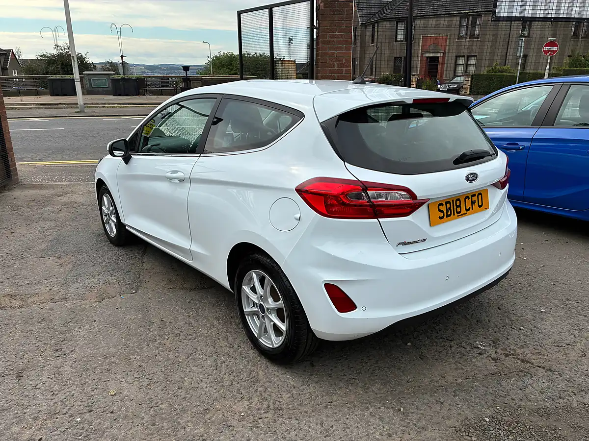 Used 2018 Ford Fiesta Zetec White - Interior and Exterior details 5