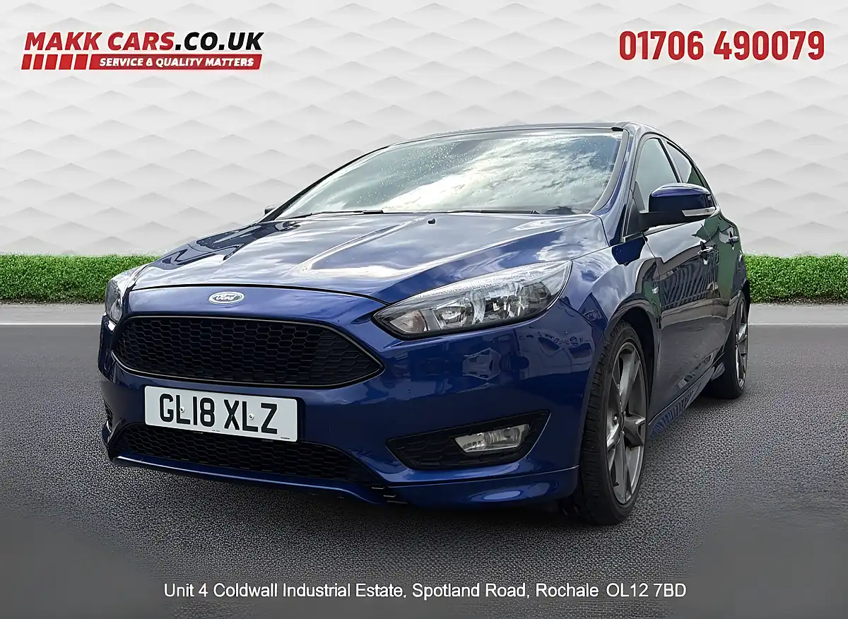 Used 2018 Ford Focus ST-Line X Blue - Interior and Exterior details 2