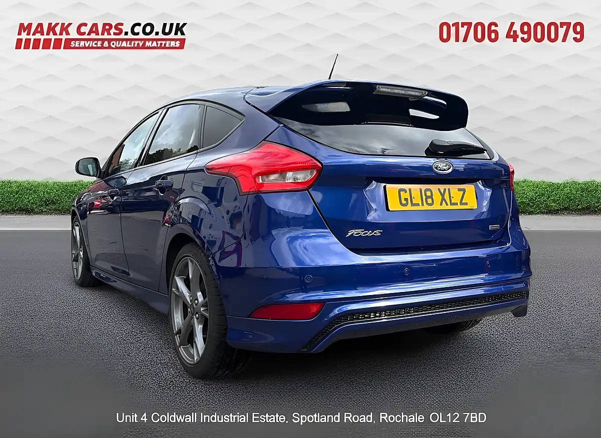 Used 2018 Ford Focus ST-Line X Blue - Interior and Exterior details 3