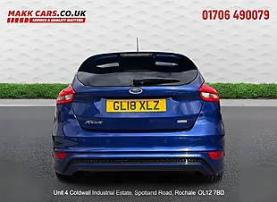 Used 2018 Ford Focus ST-Line X Blue - Interior and Exterior details 8