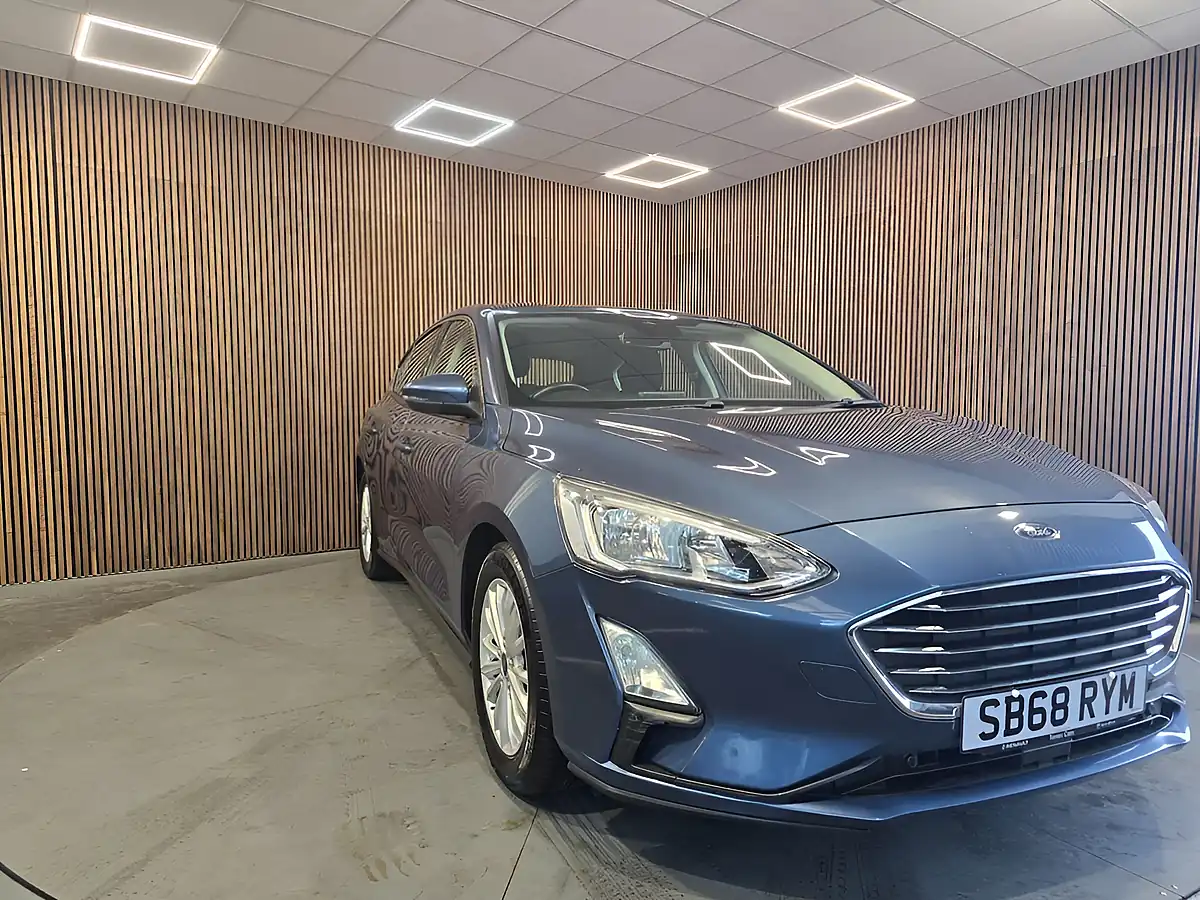 Used 2018 Ford Focus Titanium Blue - Front View