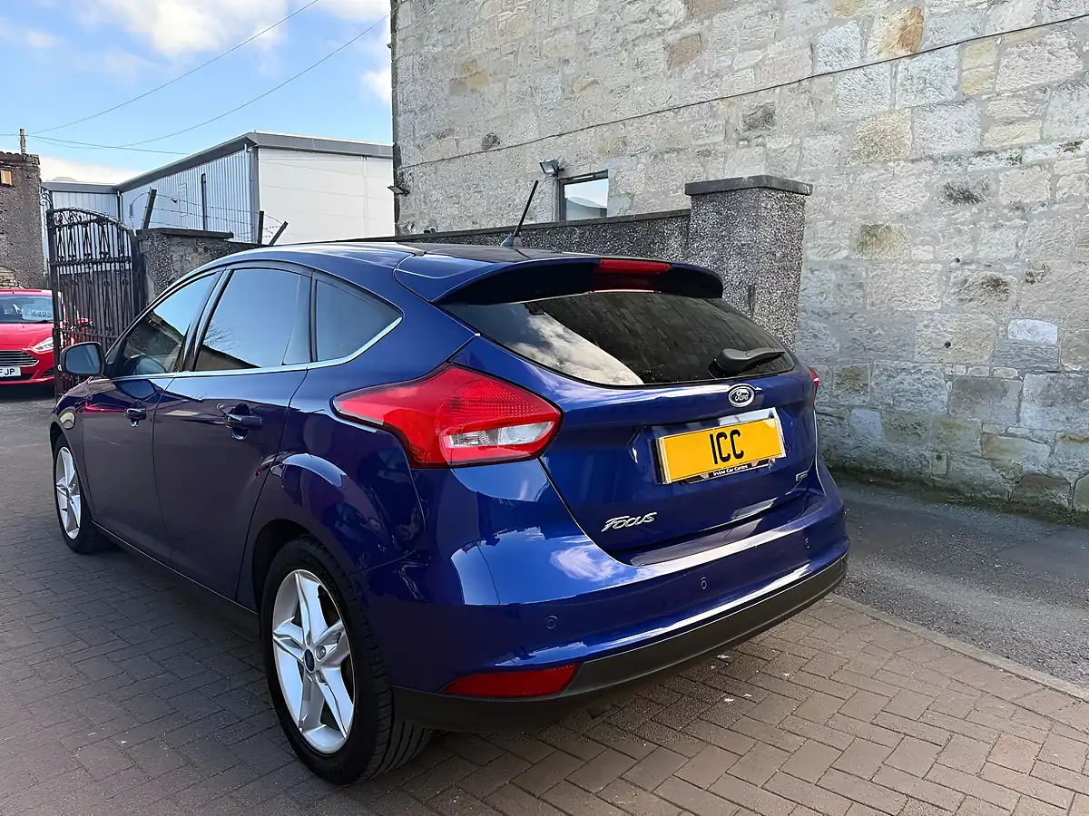 Used 2018 Ford Focus Titanium Blue - Interior and Exterior details 2