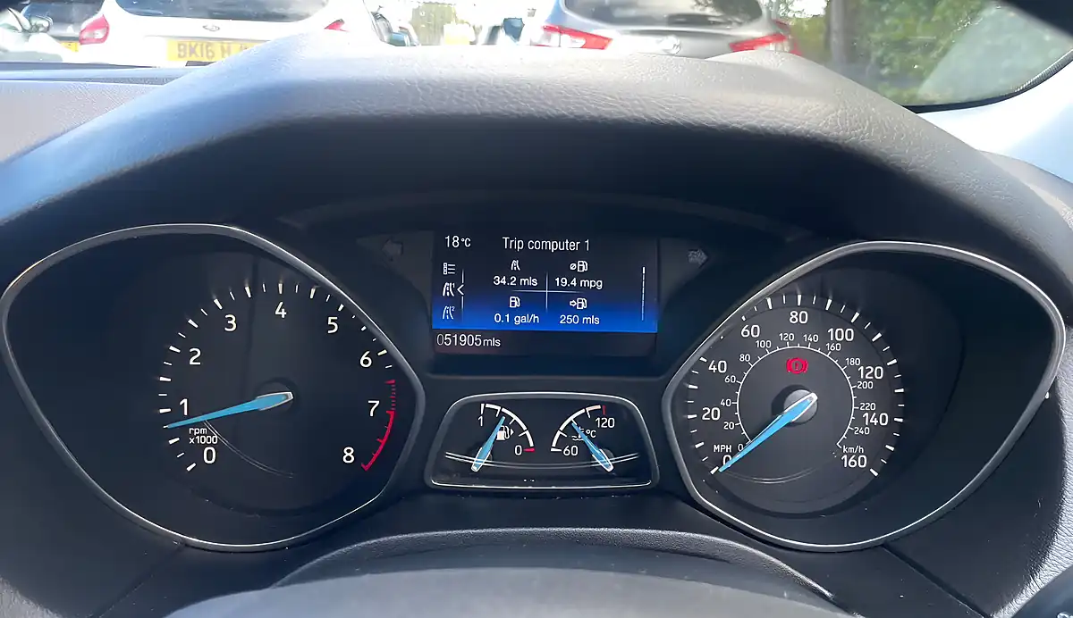 Used 2018 Ford Focus Titanium Deep Impact Blue - Interior and Exterior details 13