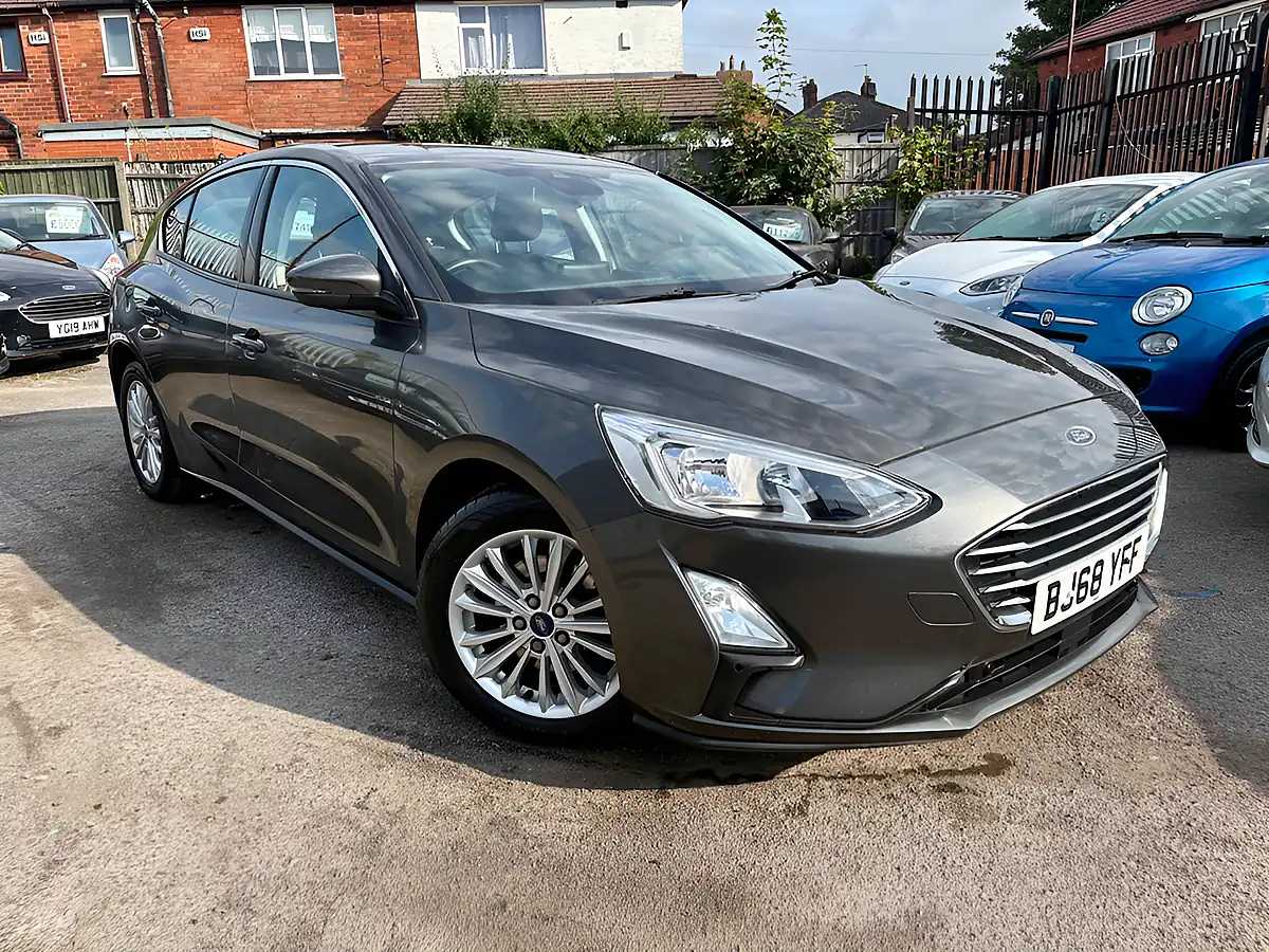 Used 2018 Ford Focus Titanium Magnetic Grey - Front View