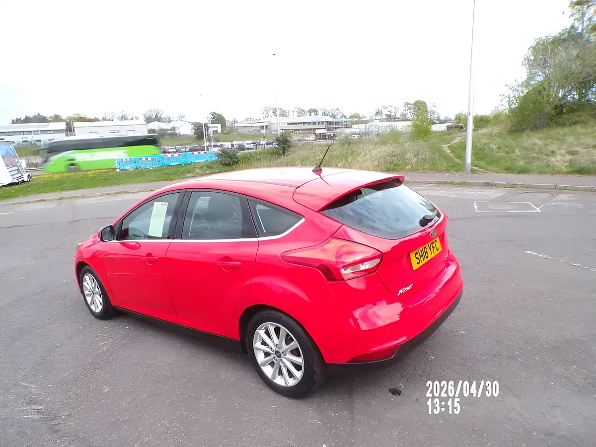 Used 2018 Ford Focus Titanium Red - Interior and Exterior details 10