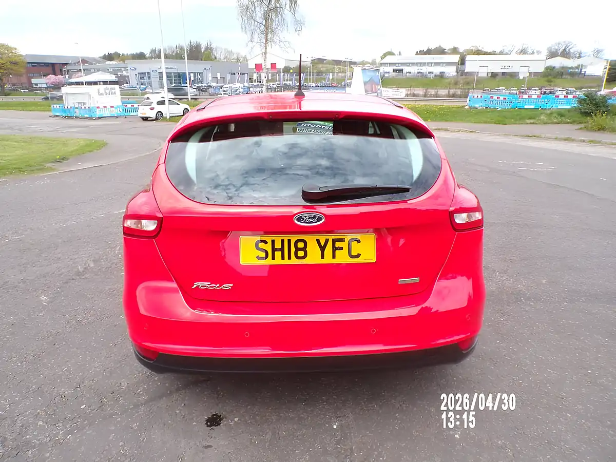 Used 2018 Ford Focus Titanium Red - Interior and Exterior details 11