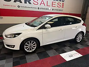 Used 2018 Ford Focus Titanium White - Interior and Exterior details 6
