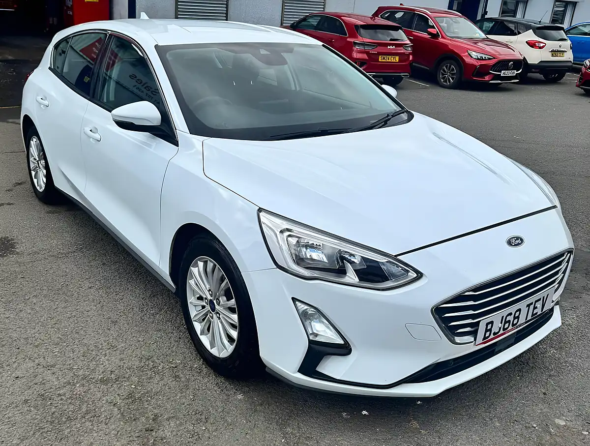 Used 2018 Ford Focus Titanium White - Interior and Exterior details 5