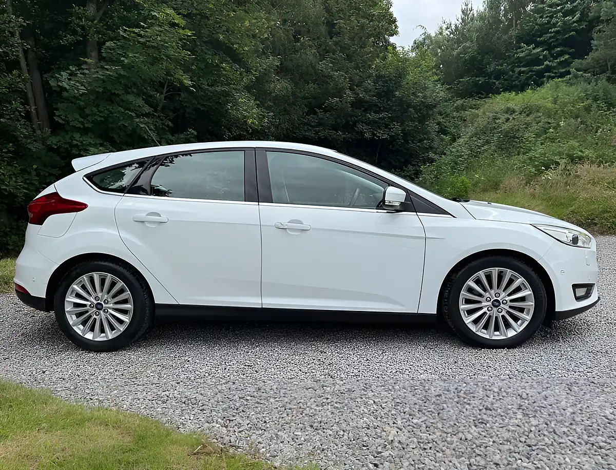 Used 2018 Ford Focus Titanium X Frozen White - Interior and Exterior details 2