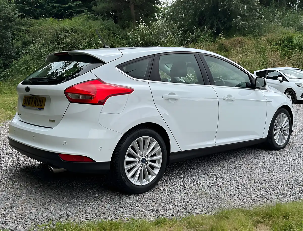 Used 2018 Ford Focus Titanium X Frozen White - Interior and Exterior details 3